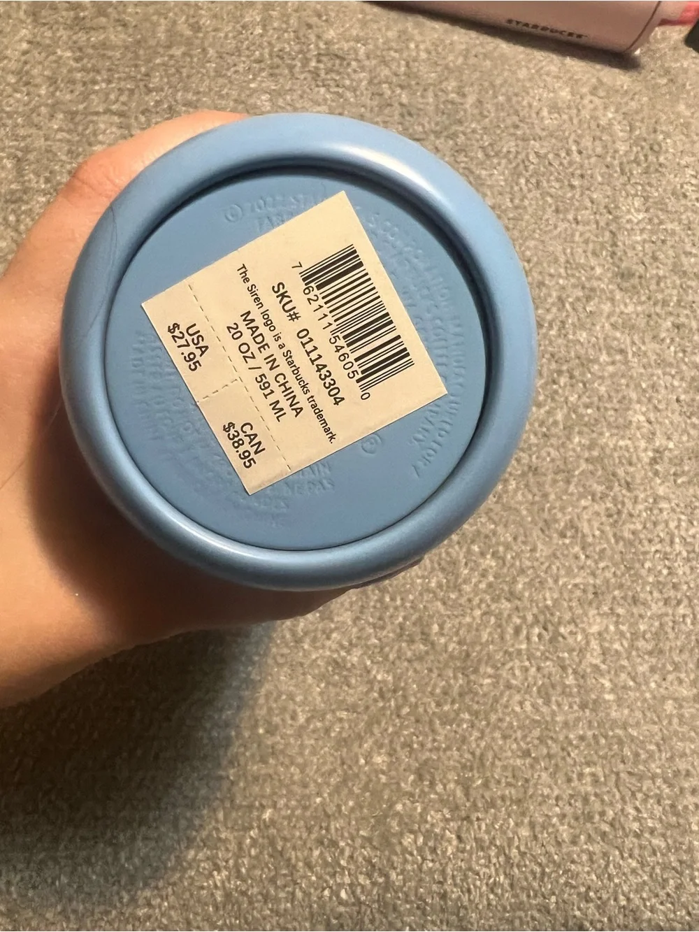 Starbucks Light Blue Tumbler